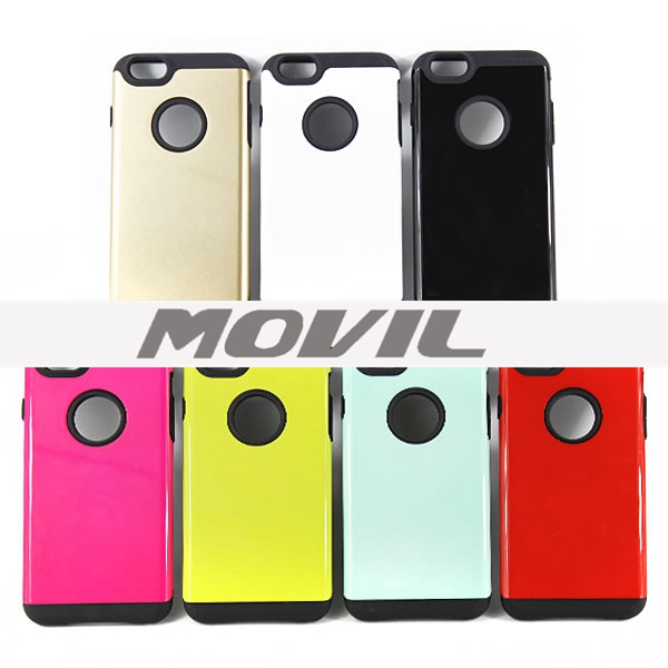 NP-2440 2 en 1 tpu    pc funda para Apple  iPhone 6 plus-13